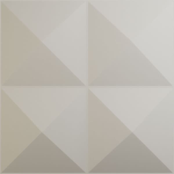 Ekena Millwork 11 7/8in. W x 11 7/8in. H Tirana EnduraWall Decorative 3D Wall Panel Covers 0.98 Sq. Ft. WP12X12TIGBW - main